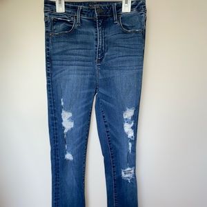 Abercrombie and Fitch High Rise Super Skinny Jeans